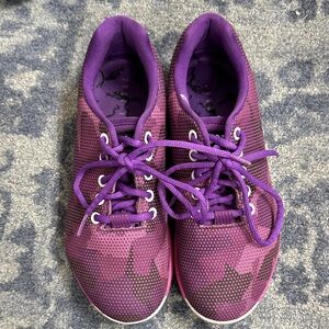 NOBULL Women’s Purple Knit Lace-Up Athletic Shoes